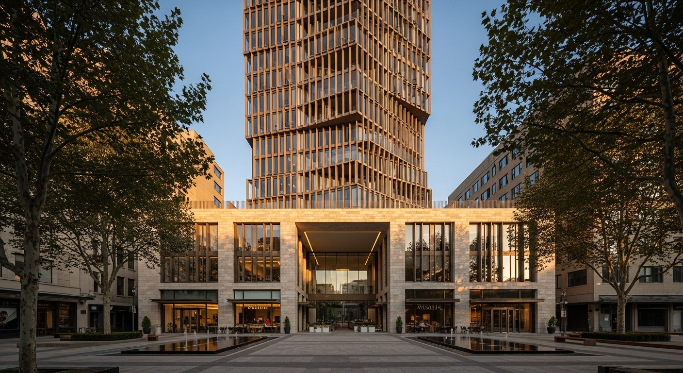 Mixed-use parametric tower with algorithmically optimized form for views, ventilation, and structural efficiency